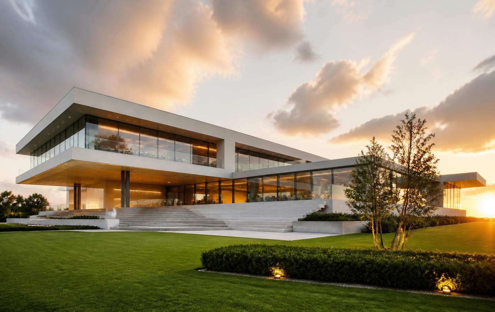 PACK global headquarters at dusk